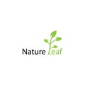 Nature leaf vector icon Royalty Free Stock Photo