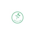 Nature leaf vector icon Royalty Free Stock Photo