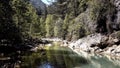 Jabal Moussa reserve Lebanon river inside the highest mountains Royalty Free Stock Photo