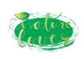 Nature Lover lettering Royalty Free Stock Photo