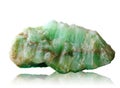 Nature mineral of jade stone with clipping path Royalty Free Stock Photo