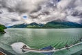 Nature and mountains around skagway alaska Royalty Free Stock Photo