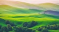 Nature mountains scenery, landscape, greenery, wallpaper, Background, Soft style, farm land