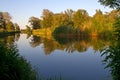 Nature near the peaks, river landscapes Royalty Free Stock Photo