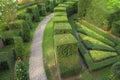 Nature path through in the garden Royalty Free Stock Photo