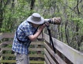 Nature Photographer In Action