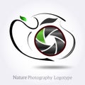 Nature Photography company logo #vector