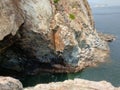 Nature photography view stones in Hong Kong Shek O Cape D& x27;Aguilar marine Reserve country and marine parks Authority