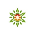 nature power energy logo icon