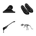 Nature, production, beekeeping and other web icon in black style.antiquity, museum, history, icons in set collection.