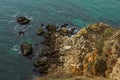 Cape Kaliakra cliffs , Bulgaria.