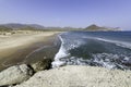 Nature reserve of Gata-Nijar`s End, Almeria. Andalusia, Spain. Royalty Free Stock Photo