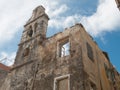 Nature retakes an abandoned ruinded building church