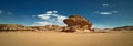 Nature and rocks of Wadi Rum or Valley of the Moonn, desert, Jordan. Royalty Free Stock Photo