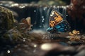 utifully crafted imageryFairy and Butterfly Splash into Unreal Water Tag by the Waterfall