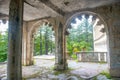 Nature's Dominance Over Abandoned Sanatoriums and Crumbling Buildings with Broken Windows and Doors