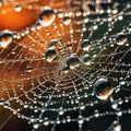 Nature's Master Weaver: Dawn's Lacework