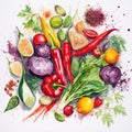 Nature's Palette: Vibrant Colors of Fresh Ingredients