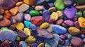 Nature\'s Palette: Vibrant Medley of Multicolored Stones