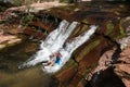 Nature's Water Slide Royalty Free Stock Photo