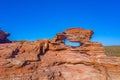 Nature's Window at Kalbarri national park in Australia Royalty Free Stock Photo