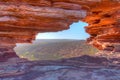 Nature's Window at Kalbarri national park in Australia Royalty Free Stock Photo