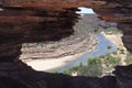 Nature`s Window in Kalbarri national park Western Australia Royalty Free Stock Photo