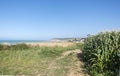 Nature scenics in Quiberville, Normandy region in northern France Royalty Free Stock Photo