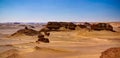 Nature sculpture in Wadi Al-Hitan aka Whales Valley in Egypt