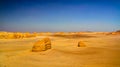 Nature sculpture in Wadi Al-Hitan aka Whales Valley in Egypt Royalty Free Stock Photo