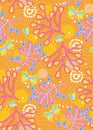nature seamless pattern Royalty Free Stock Photo