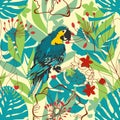 Nature seamless pattern