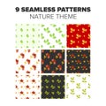 Nature Seamless patterns