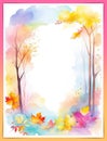 Nature and seasons theme for invitation, greeting card and celebration message. space for text. Royalty Free Stock Photo