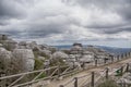 Nature Spot torcal of Antequera in the province of Malaga, Andaluci Royalty Free Stock Photo