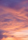 Nature sunset sky background at twilight time Royalty Free Stock Photo