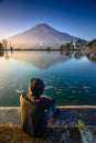 Nature symphony of Embung Kledung, Temanggung Indonesia