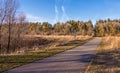 Nature Trail in Cedar Falls, Iowa Royalty Free Stock Photo