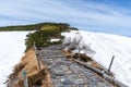 Nature trail at Murodo on Tateyama Kurobe Alpine Route