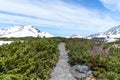 Nature trail at Murodo on Tateyama Kurobe Alpine Route