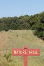 Nature Trail Sign Royalty Free Stock Photo