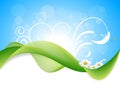 Nature Vector Background Royalty Free Stock Photo