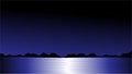 Nature Vector graphics. night sky backgrounds seascape with seaside,