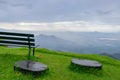 Nature View bench with amazing landscape