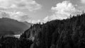 nature view from Brandywine Falls provincial park near Whistler British Columbia Canada Royalty Free Stock Photo