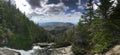 Nature view of Mount Washinton area via Ammonoosuc ravine trail Royalty Free Stock Photo