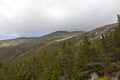 Nature view of Mount Washinton area via Ammonoosuc ravine trail Royalty Free Stock Photo