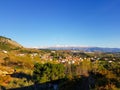 Nature views, when mountain meets forest