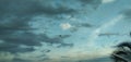 Nature Wallpaper - Bluish cloudy sky