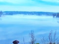 Nature, water, fog, landscape, bay